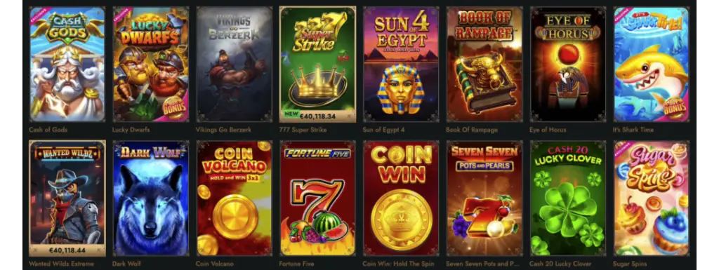 Lucky Heroes Casino Games