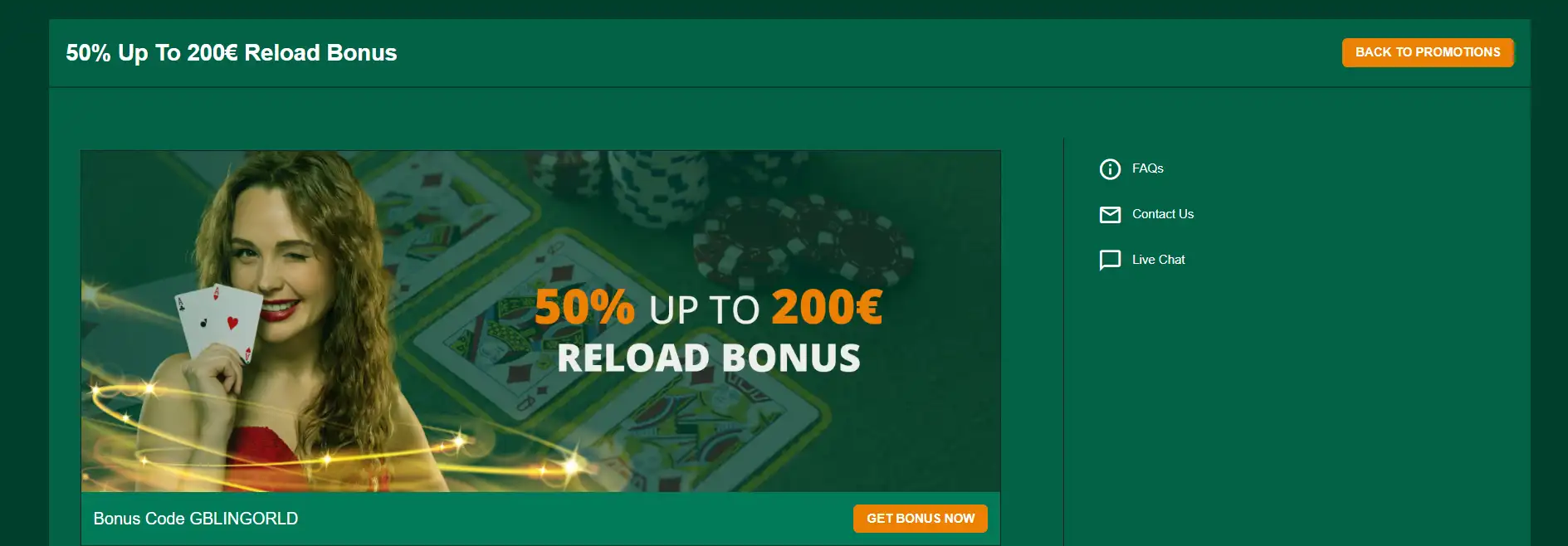 gomblingo reload bonus