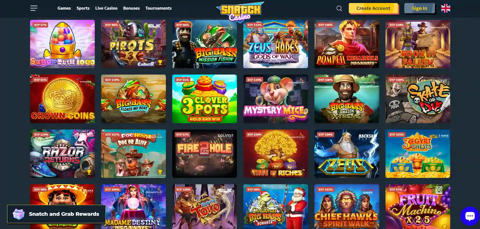 snatch casino slots