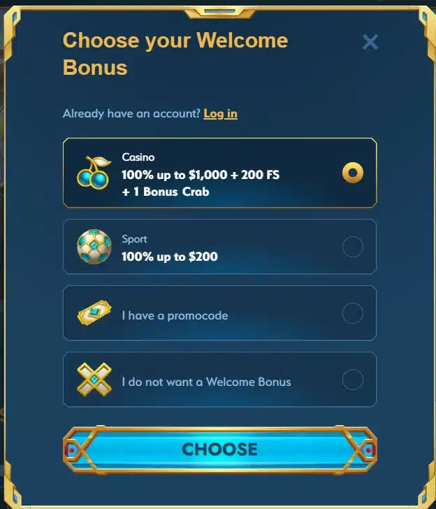 oceanspin registration form 1