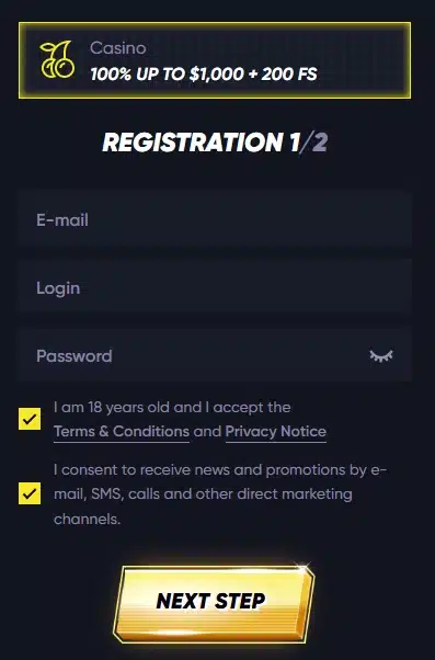 quickwin registration bonus
