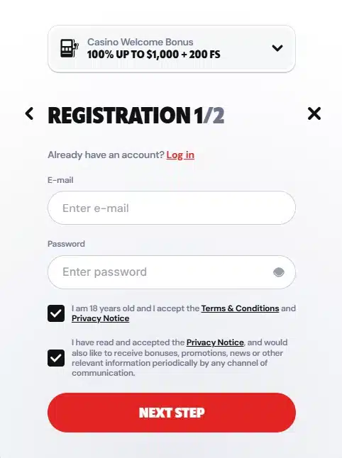 supabet bonus registration