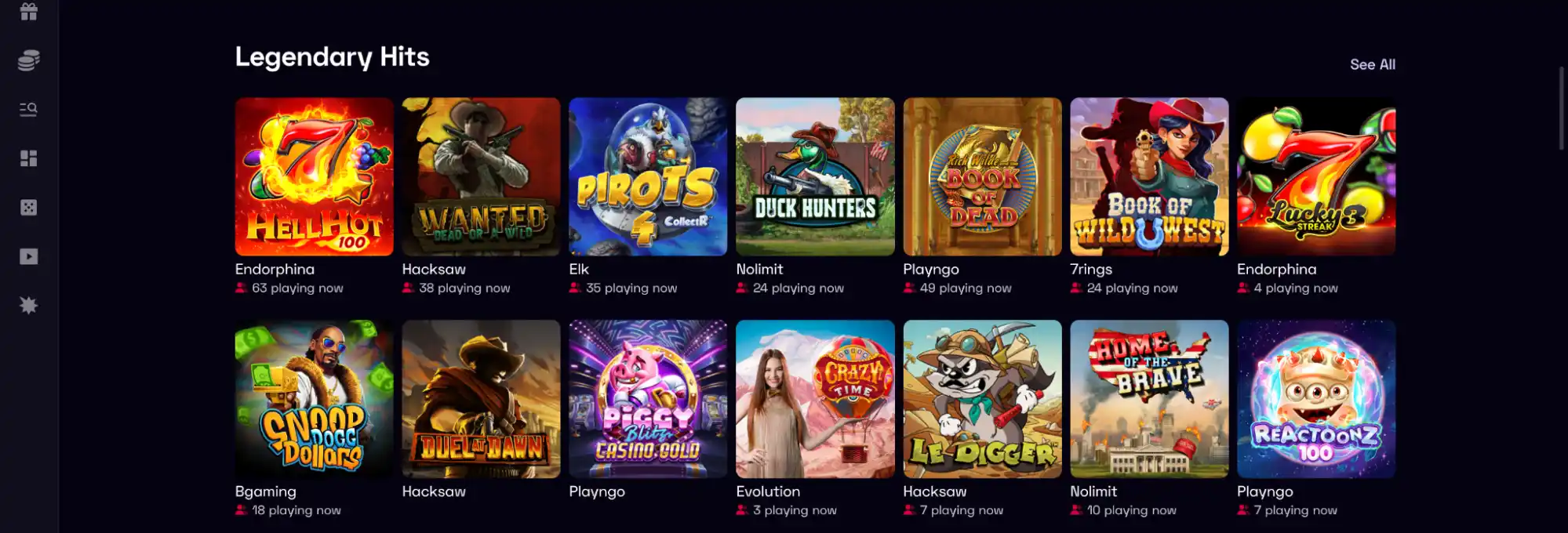 ybets casino games