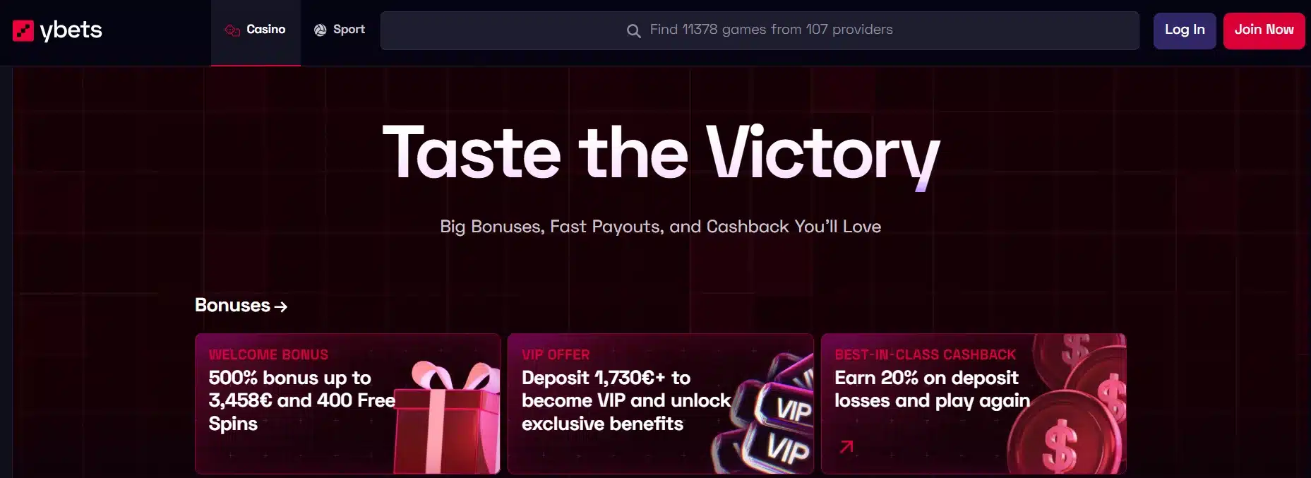 ybets casino