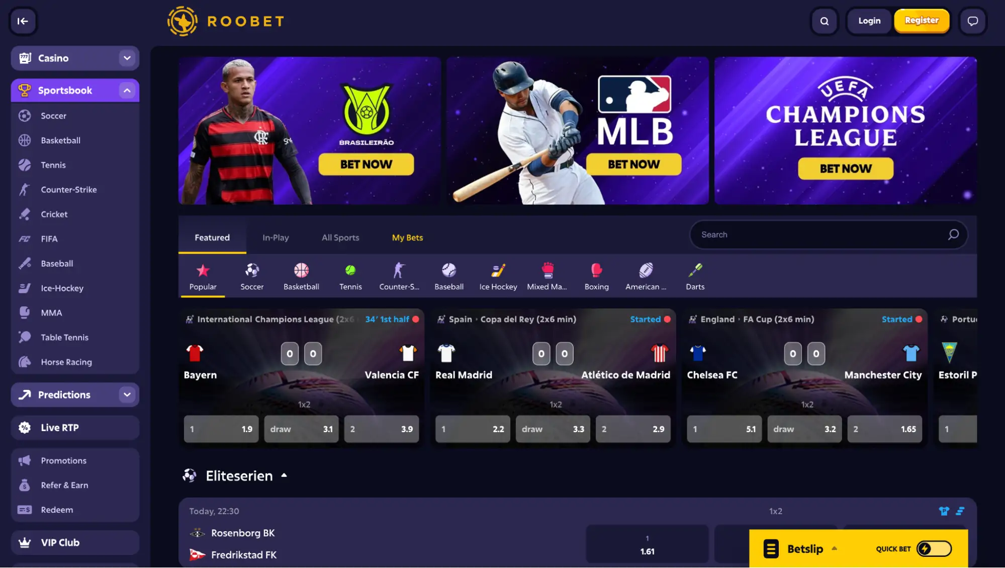 roobet sportsbook