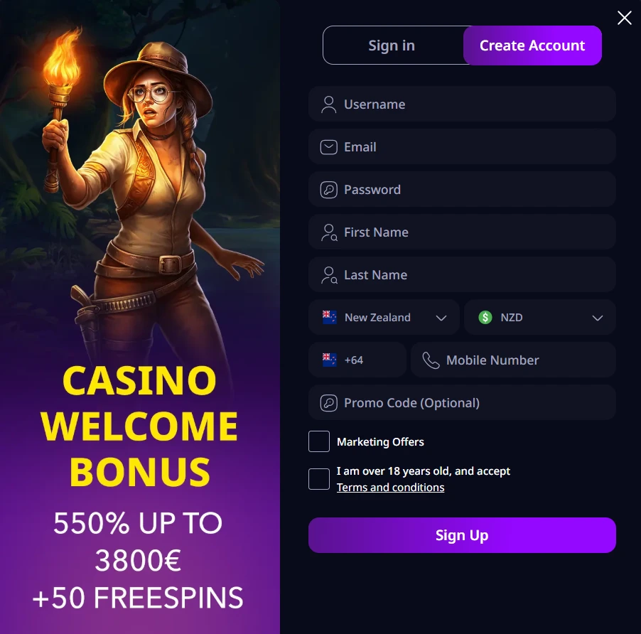 zizobet registration nz